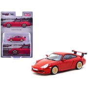 Porsche 911 GT3 996 Red Global64 Series 1/64 Diecast Model by Tarmac Works