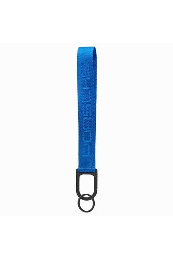 Porsche 911 GT3 Door Pull Handle OEM Keychain Strap Shark Blue Lanyard Ring