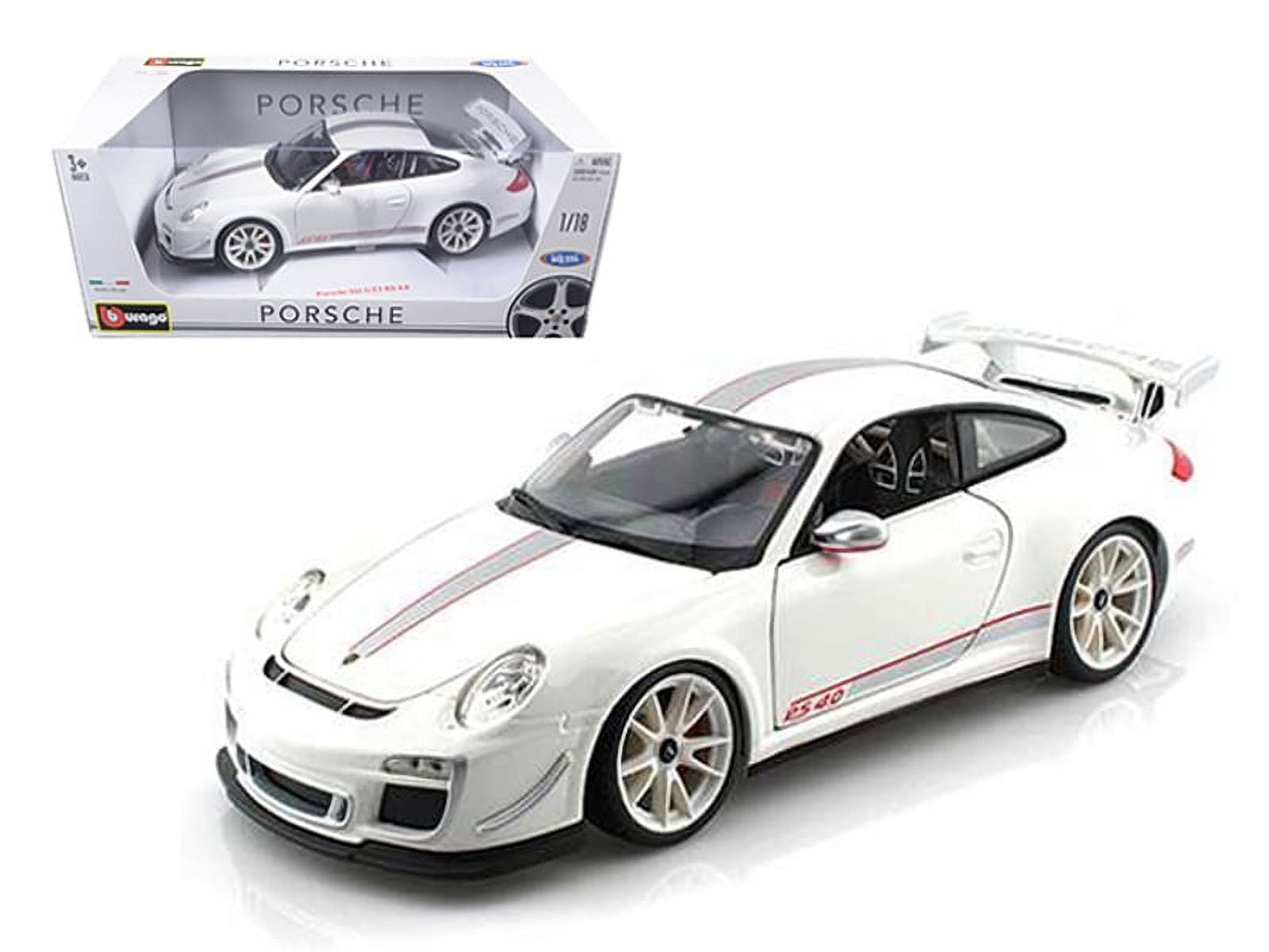Porsche 911 GT3 RS 4.0 White 1 18 Diecast Car Model by Bburago