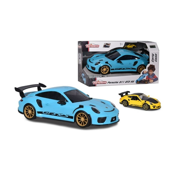 Porsche 911 GT3 RS Carry Case + 1 car, Blue - Jada Toys 2120581941JA - Diecast Model Toy Car