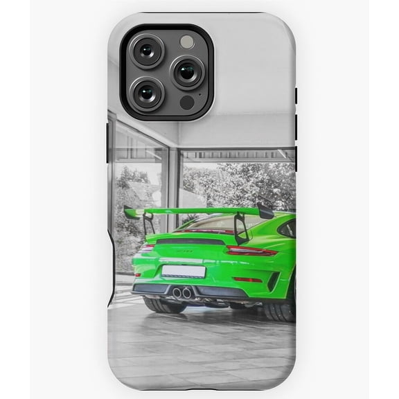 Porsche 911 GT3 RS Lizard Green M1818 Phone Case for iPhone 17 16 15 14 13 12 11 Pro Max