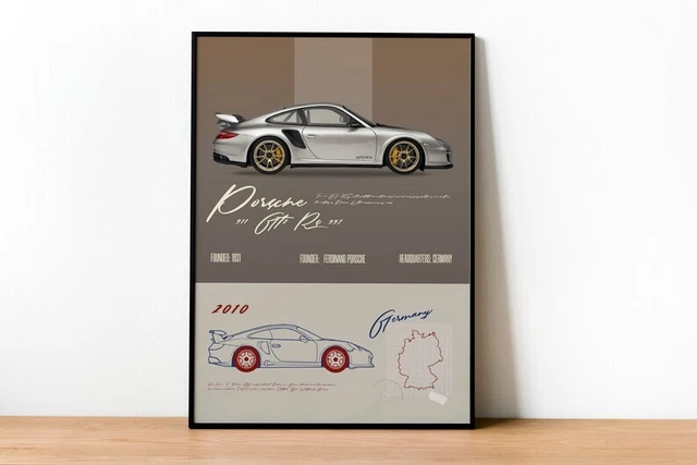 porsche-911-gt2-997-2010-turbo-vintage-styled-wall-art-beat-the-traffic
