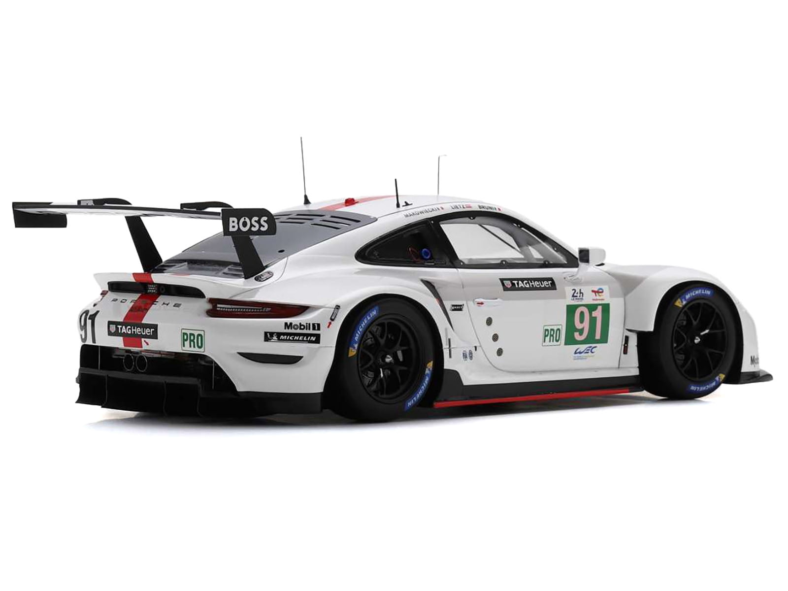 Porsche 911 991 RSR N°91 Le Mans 2019 – Spark 1/18, édition GT Team Lietz Bruni