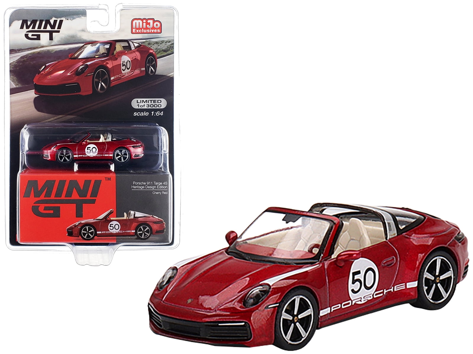 ミニカー MINI GT Porsche 911 Targa 4S Heritage Unboxing 1/64 Mini GT Porsche 911 Targa 4S Heritage Design