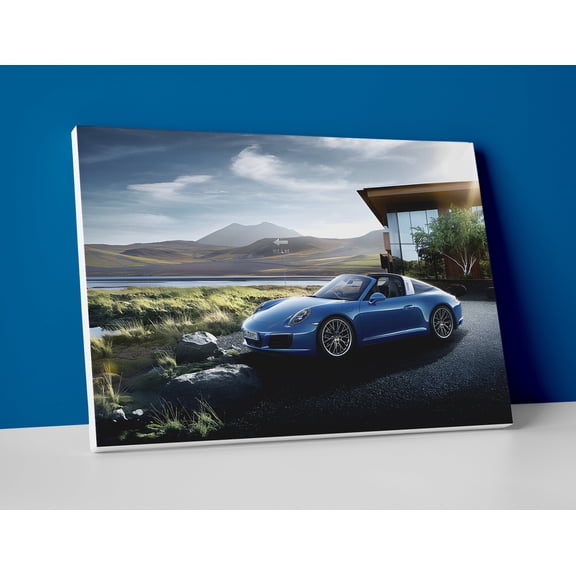 Porsche 911 Targa Poster or Canvas Wall Art