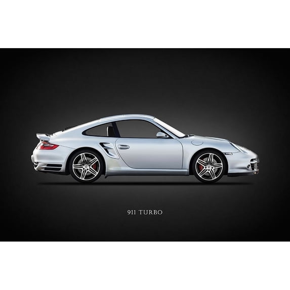 Porsche 911 Turbo 997 2007 Poster Print by Mark Rogan RGN115698