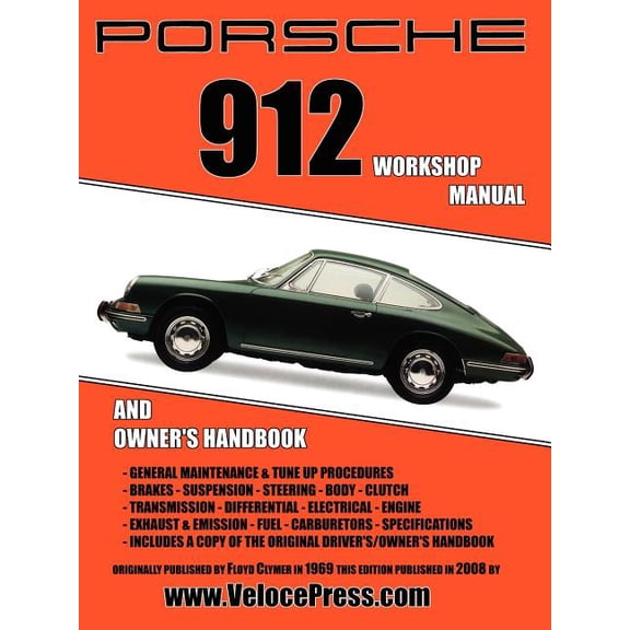 Porsche 912 Workshop Manual 1965-1968, (Paperback)