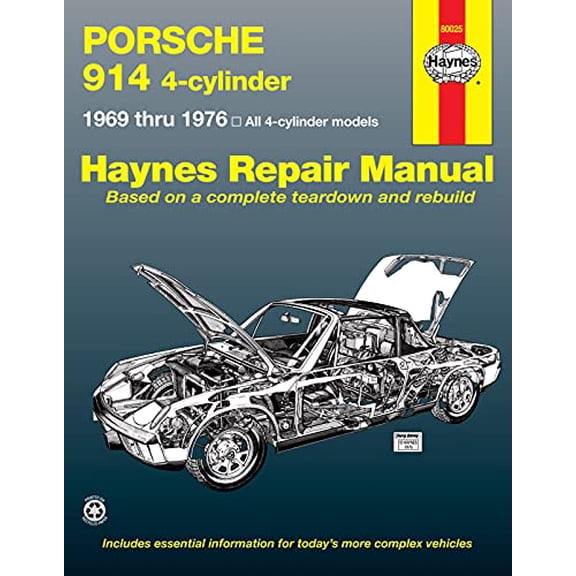 Pre-Owned Porsche 914 4-cylinder Automotive Repair Manual, 1969-1976 (Haynes Automotive Repair Manual), 9780856962394, 0856962392, Paperback, 1 edition
