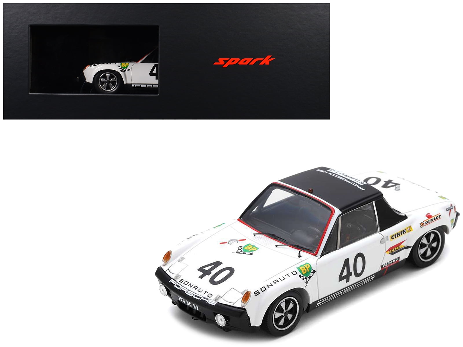 Spark Porsche 914/4 N°22 IMSA 1982 – Collection Miniature 1/43, état Impeccable !