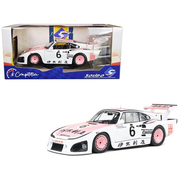 Porsche 935 K3 #6 Bob Wollek - Henri Pescarolo Winner "Suzuka 1000KM" (1981) "Competition" Series 1/18 Diecast Model Car by Solido