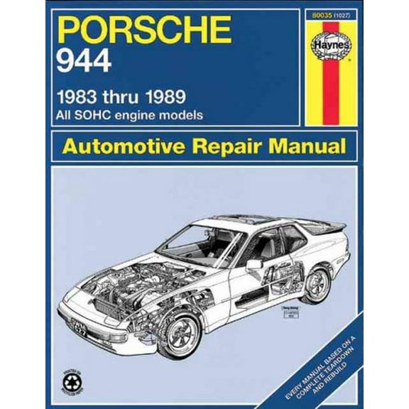Pre-Owned Porsche 944 4-cylinder (83-89) Haynes Repair Manual ^