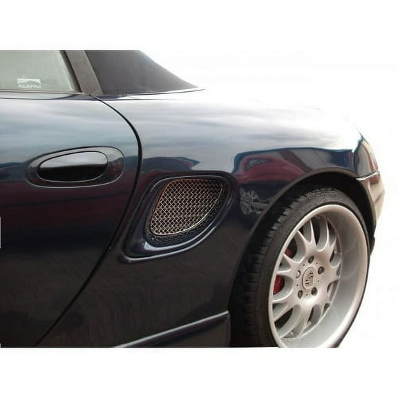 Porsche Boxster 986 - Side Vent Set - Silver finish (1996 to 2004)