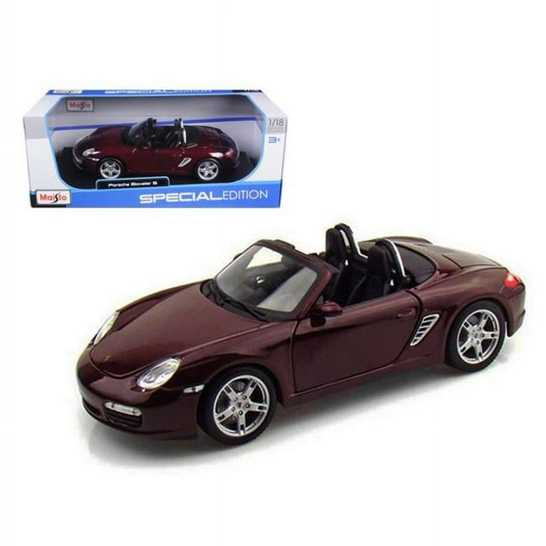 Porsche Boxster S Burgundy 1/18 Diecast Model Car - Walmart.com