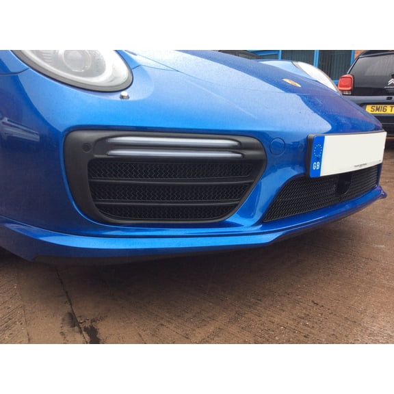 Porsche Carrera 991.2 Turbo And Turbo S - Full Grill Set (ACC) - Black Finish (2016 to 2018)