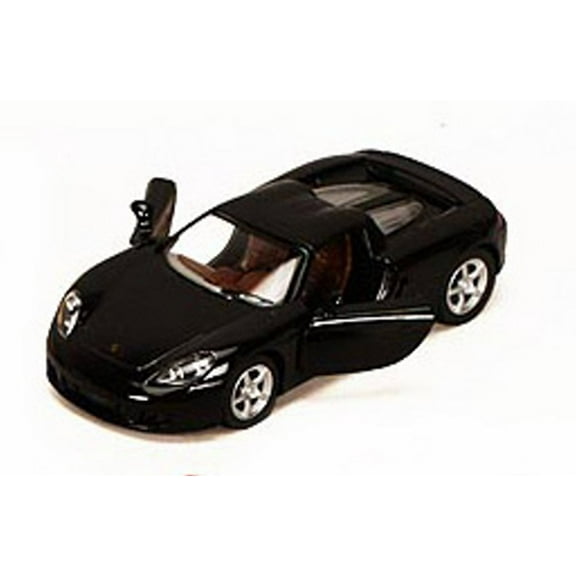 Porsche Carrera GT, Black - Kinsmart 5081D - 1/36 scale Diecast Model Toy Car (Brand New, but NOT IN BOX)