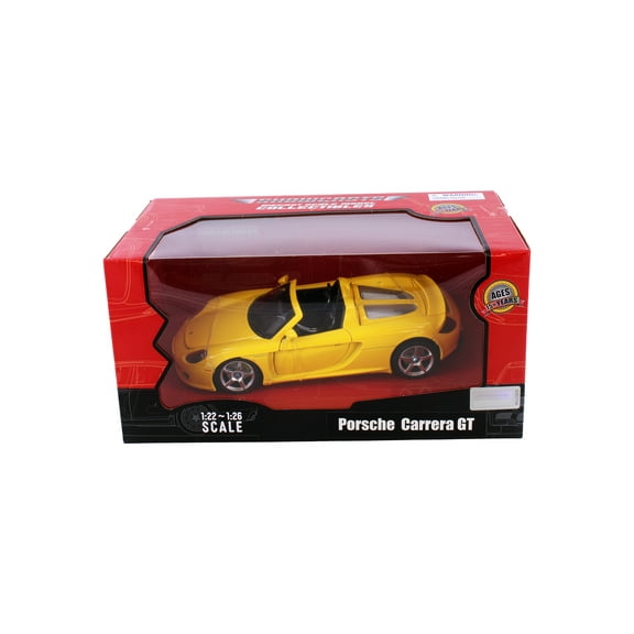 Porsche Carrera GT, Yellow - Showcasts 68242YL - 1/24 Scale Diecast Model Car