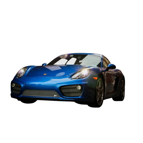 Porsche Cayman 981 (Manual/PDK with Sensors) - Front Grill Set - Silver finish (2012 to 2016)
