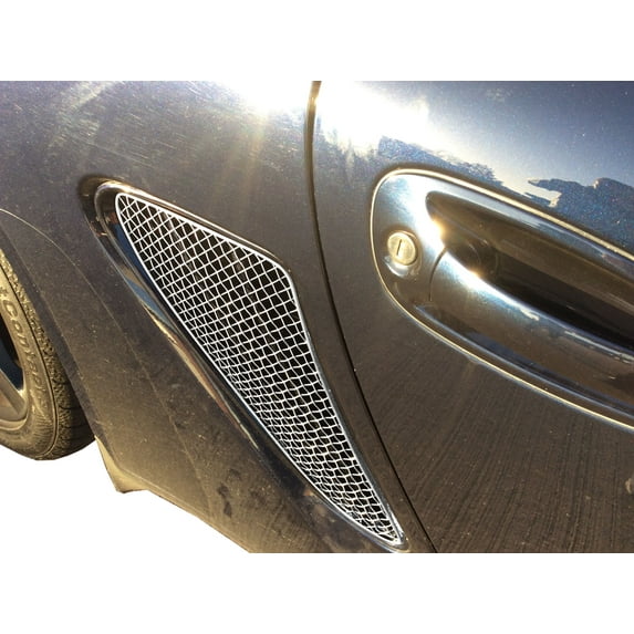 Porsche Cayman 987.1 And 987.2 - Side Vent Grill Set - Silver finish (2005 - 2013)