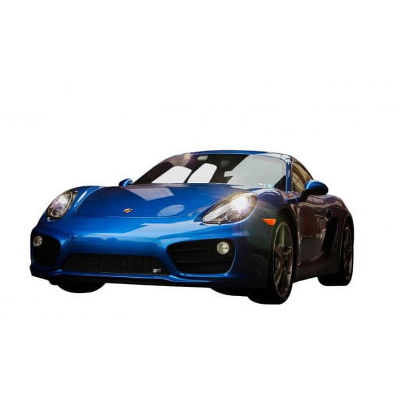 Porsche Cayman S 981 (Manual with Parking Sensors) - Front Grill Set - Black finish (2012 to 2016)