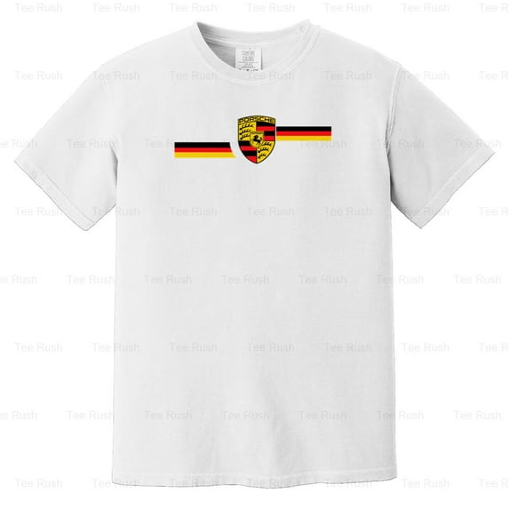 Porsche Classic German Sports Car Auto 911 Carrera Turbo Fan (4), Comfort Color T-Shirt Unisex, up to 4XL