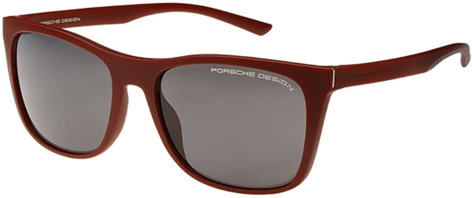 Porsche Design Grey Square Men's Sunglasses P8648 D 56