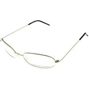 Porsche Design Men Eyewear Frame Titanium Oval Gold P8011B Size Lens/ Bridge/ Temple 56-18-145-29