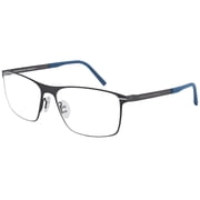 Porsche Design Mens Eyeglasses P8256 P8256 D Blue Full Rim Optical Frame 55MM