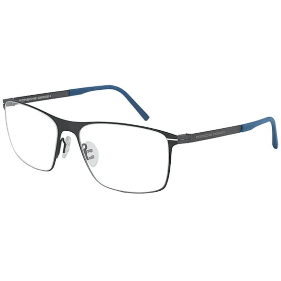 Porsche Design Mens Eyeglasses P'8256 P8256 D Blue Full Rim Optical Frame 55MM