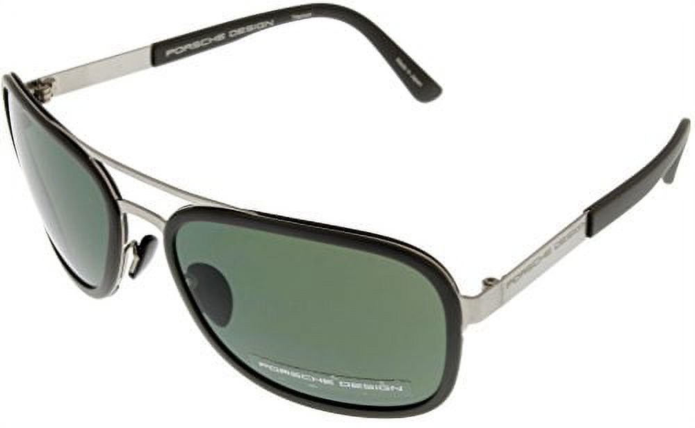 Porsche Design Sunglasses Aviator Titanium Grey Silver Unisex P8553 D Size: Lens/ Bridge/ Temple: 59-17-130 - image 1 of 4