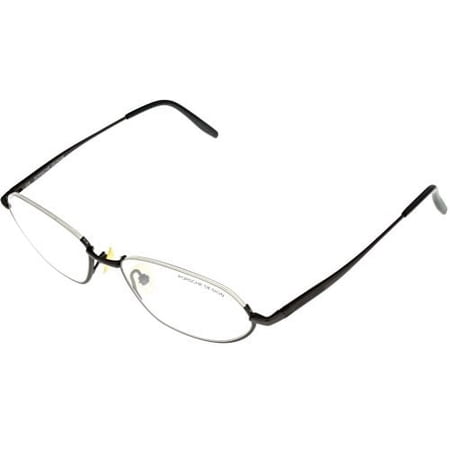 Porsche Design Titanium Semi- Rimless Eyeglasses Frame Unisex Grey Matte P7009 C Size: Lens/ Bridge/ Temple: 52-17-135