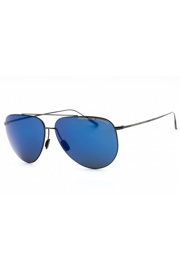 P8939 A Men's Black Titanium Full Rim Frame Sunglasses