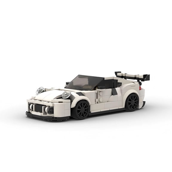 Porsche GT3 RS GT Racing Car Building Block Set, High Detail Replica Sports Car Model with Small Compatible Bricks, Stress Relief Assembly Hobby Gift for Car Enthusiasts