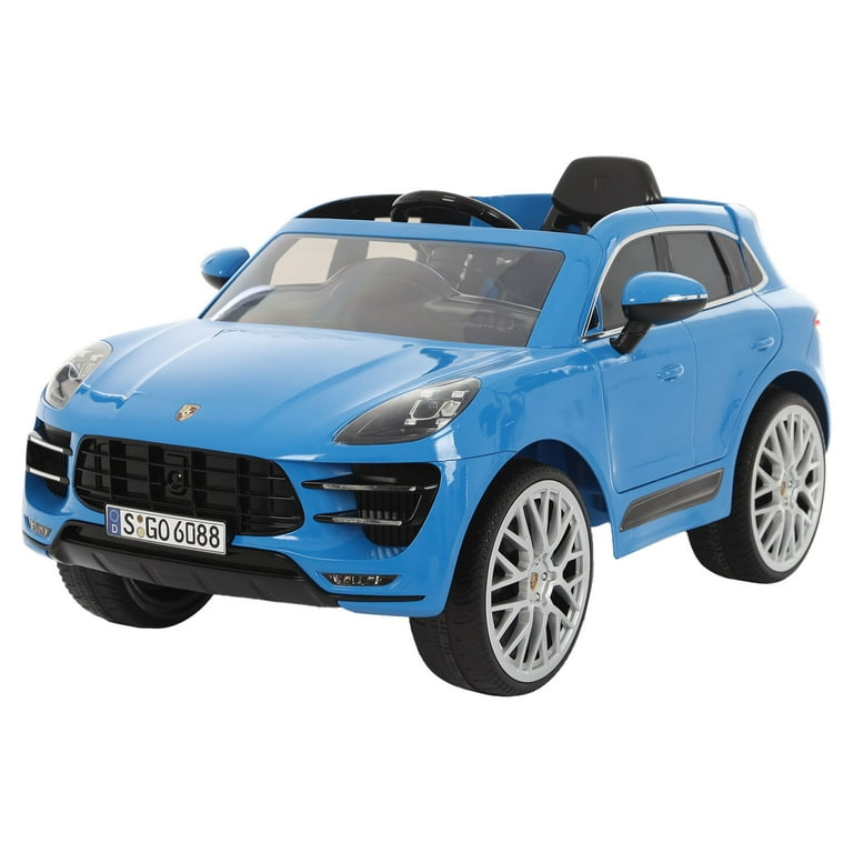 Porsche Macan 6 Volt Battery Ride On Vehicle Blue Walmart