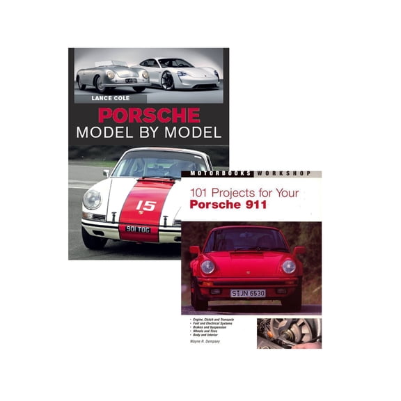 Porsche Model by Model & 101 Projects For 911 1964-1989 2 Book Set