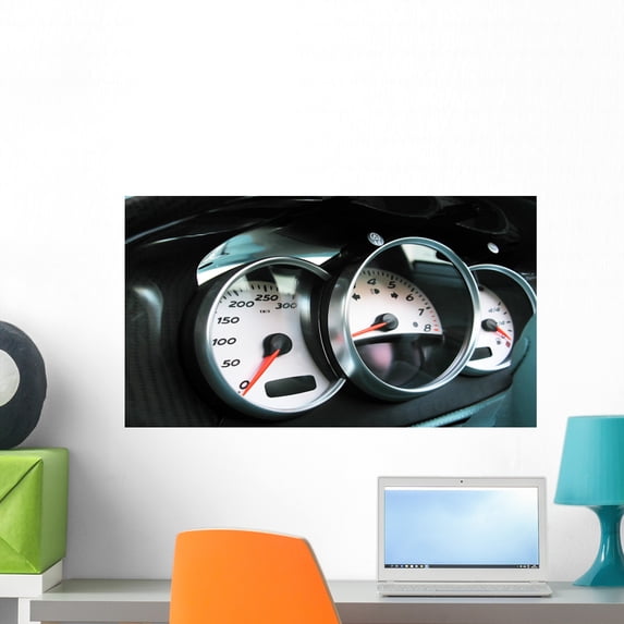 Porsche Motorsport Cockpit Wall Mural by Wallmonkeys Peel and Stick Graphic (24 in W x 14 in H) WM352860