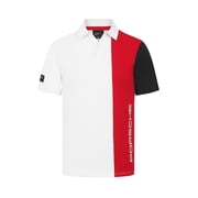 Porsche Motorsport Mens Stripe Polo Shirt White