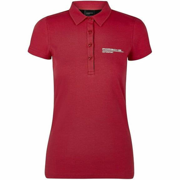 Porsche Motorsport Women's Red Polo