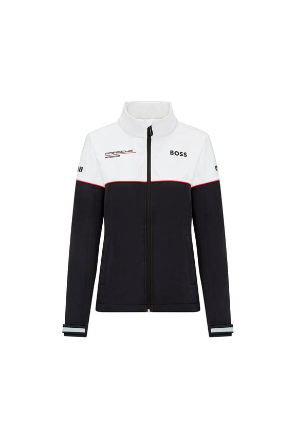 Porsche Motorsport Women's Team Softshell Jacket Black/White