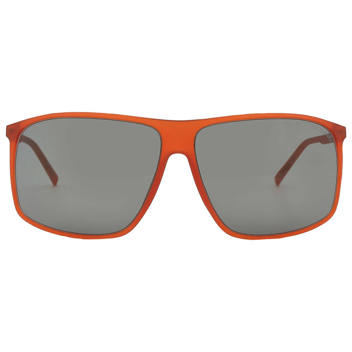 Porsche P8594-C-V578 Rectangular Men's Orange Frame Grey Lens Sunglasses NWT - image 1 of 2