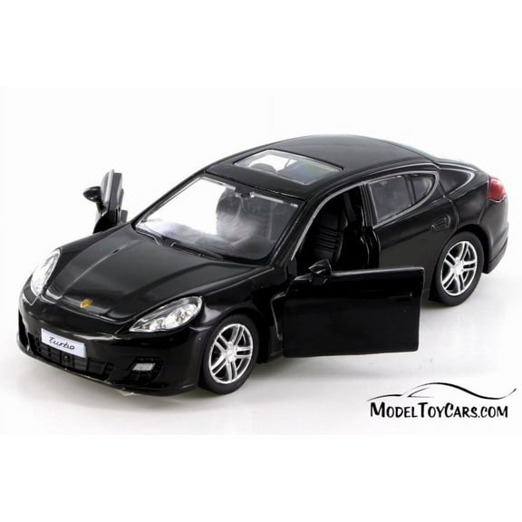 Porsche Panamera Turbo, Black - RMZ City 555002 - Diecast Model Toy Car