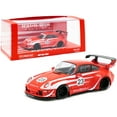 thumbnail image 1 of Porsche RWB 993 #23 RWBWU" Red with White Stripes "RAUH-Welt BEGRIFF" 1/43 Diecast Model Car by Tarmac Works", 1 of 3