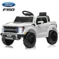 thumbnail image 1 of Ford Ride on Toys, 12V Ford F150 Raptor Battery Powered Ride on Cars with Remote Control, Ages 3+, White, 1 of 4