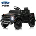 thumbnail image 1 of Ford Ride on Toys, 12V Ford F150 Raptor Battery Powered Ride on Cars with Remote Control, Ages 3+, Black, 1 of 7