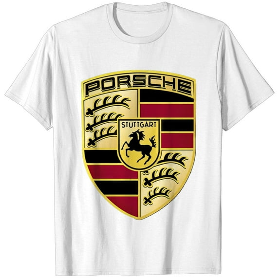 Porsches Car HD Logo T-shirt, Trending Unisex Cotton T-shirt