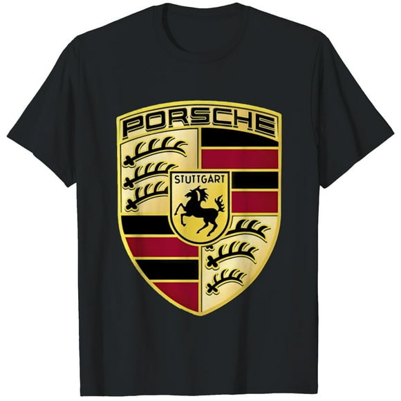 Porsches Car HD Logo T-shirt, Trending Unisex Cotton T-shirt