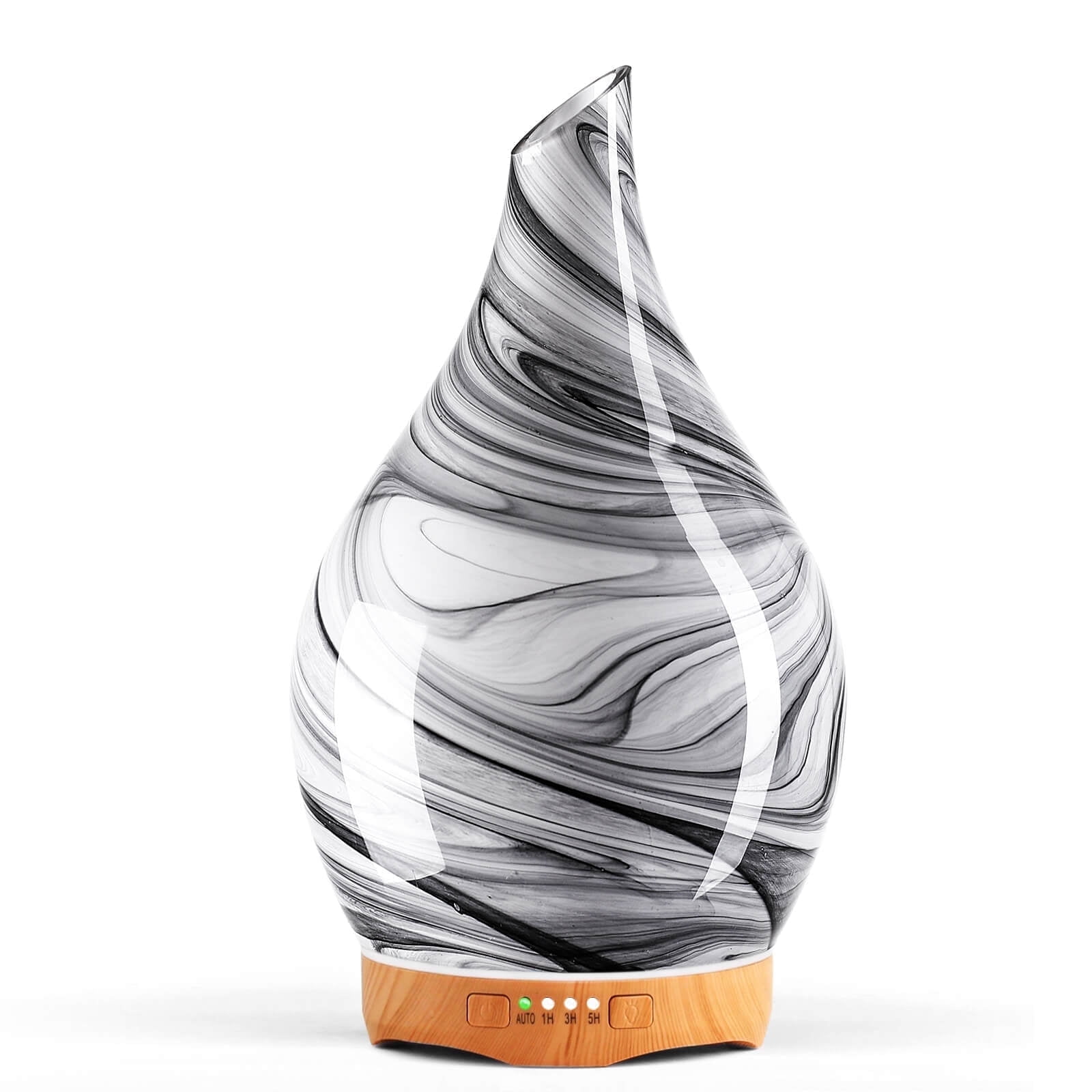 Porseme 280ml Essential Oil Diffuser, Handmade Glass, BPA-Free, Auto ...