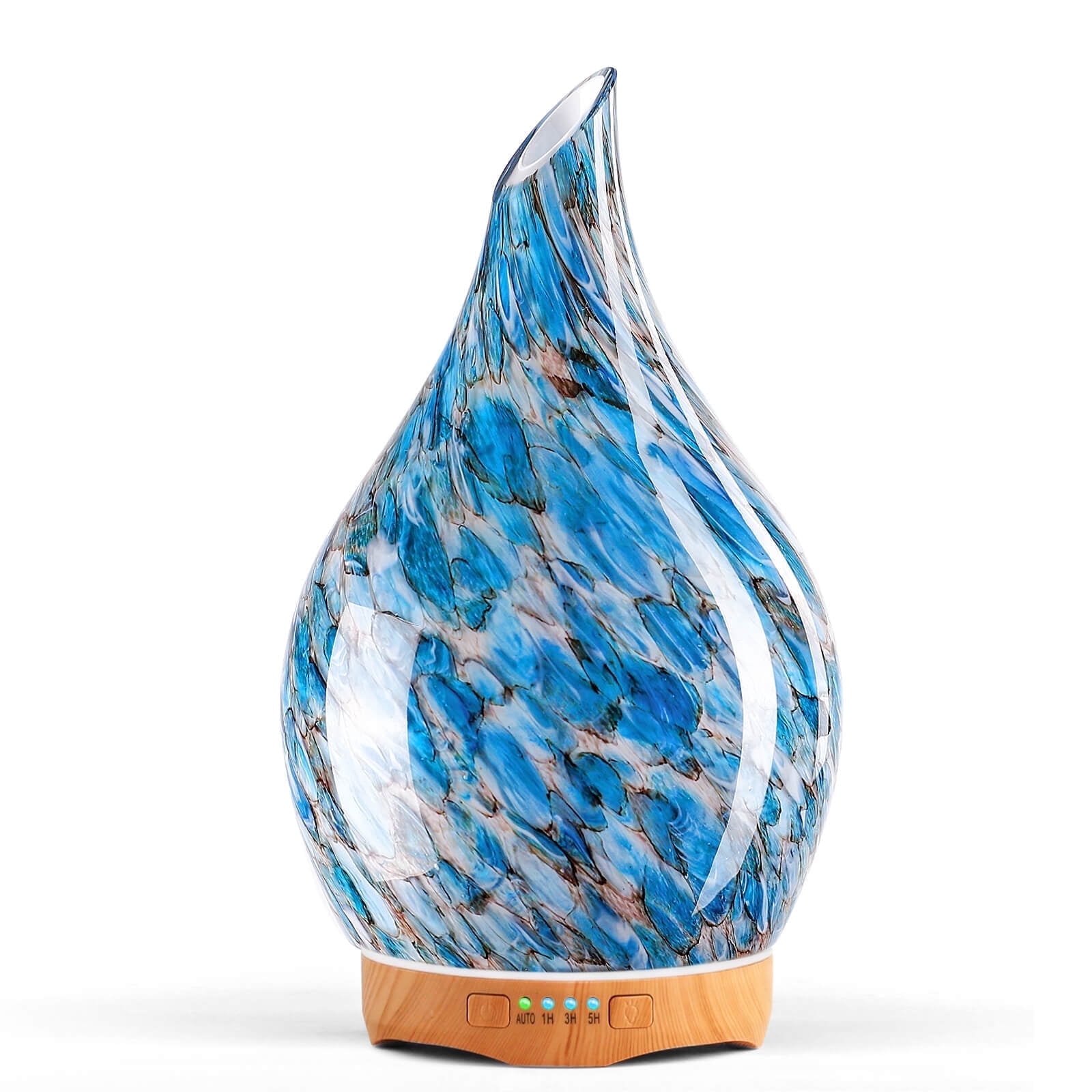 Porseme 280ml Handblown Glass Essential Oil Diffuser, Ultrasonic Cool ...