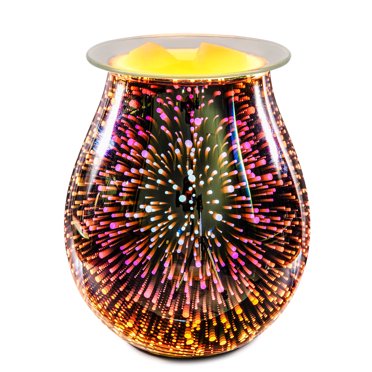Ceramic Electric Wax Melt Warmer – Halogen Light Scented Burner For Home/Office – 25W