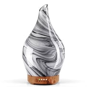 Porseme Ink 150ml Essential Oil Diffuser Glass Color Changing Aroma Air Diffusers Aromatherapy Ultrasonic Cool Mist Humidifier 4 Running Hours Waterless Auto-Off for Sleeping, Yoga, Office