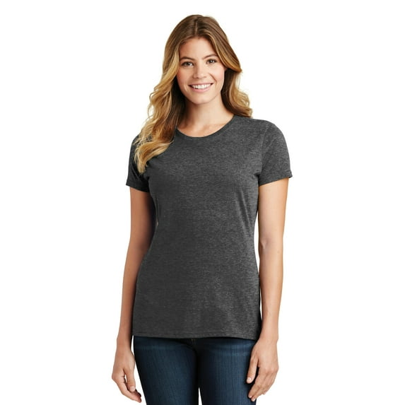 Port 1157841 Ladies Fan Favorite Tee, Dark Heather Grey - Extra Small